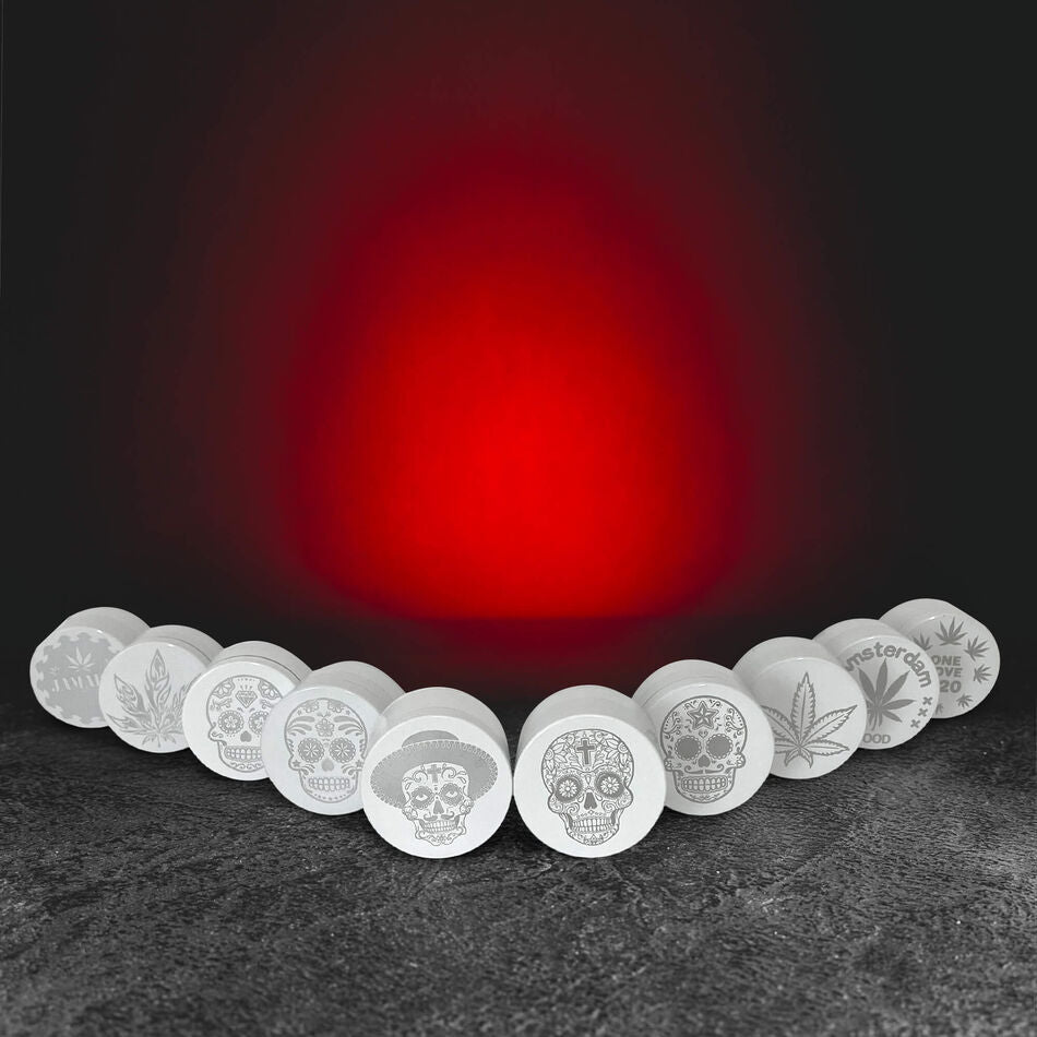 Grinder metal 49 mm White & Silver