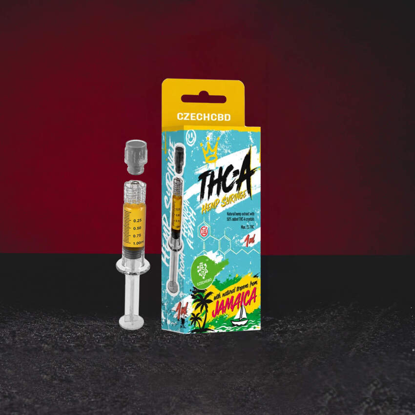 Kratom World THA Syringe 1 ml Jamaica – hochwertiger Hanfextrakt mit natürlichem THA-Isolat und tropischem Terpenprofil