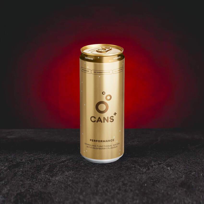 kratom world getränk dose obst verkauf performance balance koffein vitamin kratomworld CANS+ Performance funktionales kohlensäurehaltiges getränk mit himbeergeschmack 330 ml dose, natürliches koffein, L-theanin, B-vitamine und magnesium für energie, konzentration und leistung ohne zucker und süßstoffe