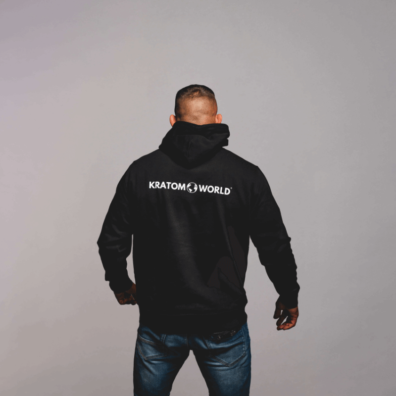 Kratom World pullover sweatshirt unisex herren damen kratom green white red borneo