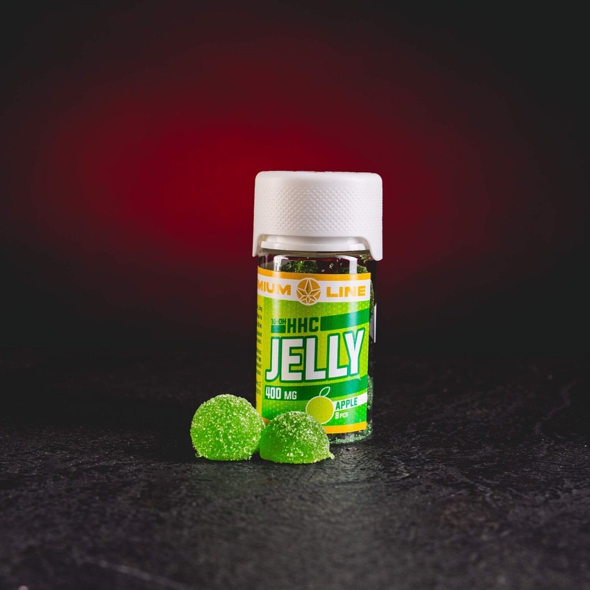 Kratom World 10 OH HHC Gelee Jelly Verkauf KratomWorld green apple 400mg