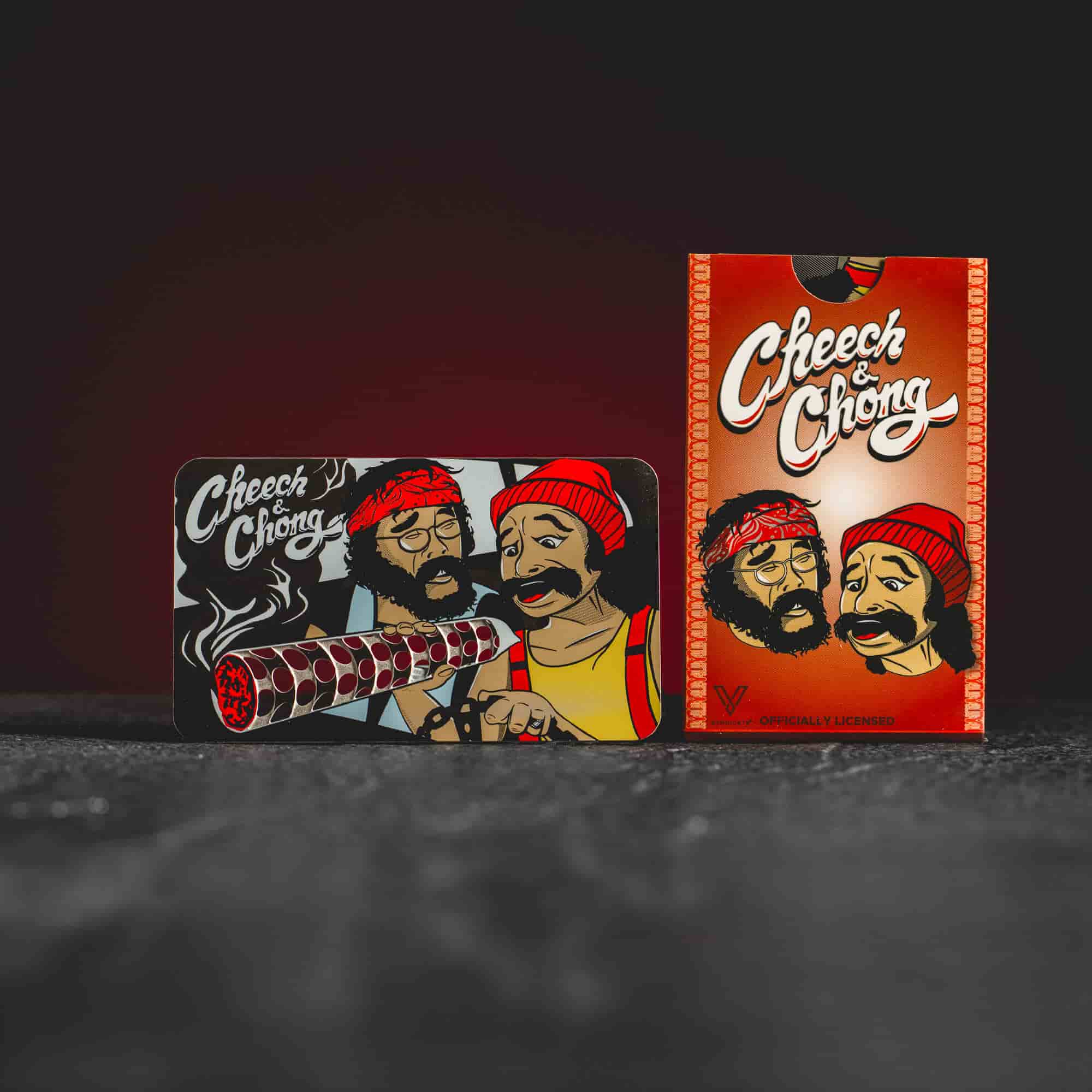 Kratom World 420 V Syndicate Crusher Blumen Kräuter Kreditkarten-Duo Cheech und Chong