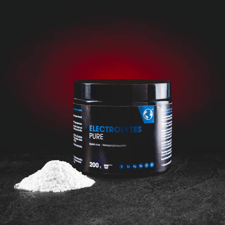 Electrolytes Pure 200 g Elektrolyte ohne Zucker und Süßungsmittel Sport-Nahrungsergänzungsmittel sugar-free and sweetener-free electrolytes sports dietary supplement electrolitos sin azúcar ni edulcorantes complemento alimenticio deportivo elektrolyten zonder suiker en zoetstoffen sportvoedingssupplement