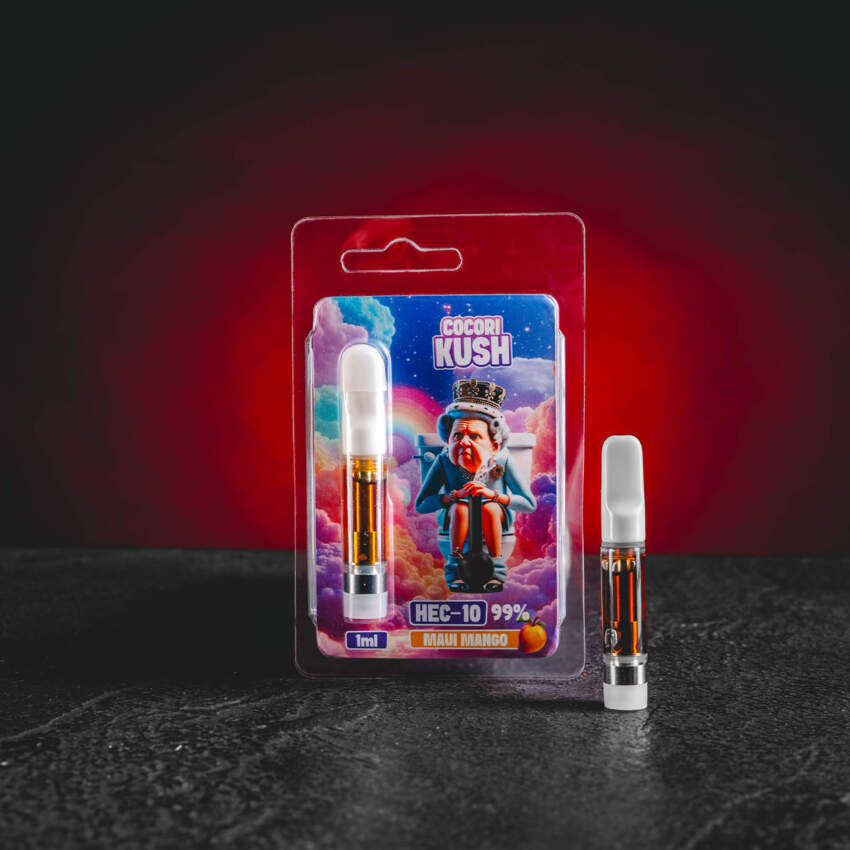 HEC10 Cartridge Maui Mango bietet exotischen Geschmack süßer Mango mit tropischem Touch, moderne HEC10-Zusammensetzung für intensive und ausgewogene Wirkung, reine Euphorie verbunden mit Entspannung sowie einen sanften, vollen Zug mit langem Nachklang. premium cartridges met moderne HEC10-formule, uitgesproken fruit- en dessertsmaakprofielen, sterk gestructureerd verzameleffect en uniform design