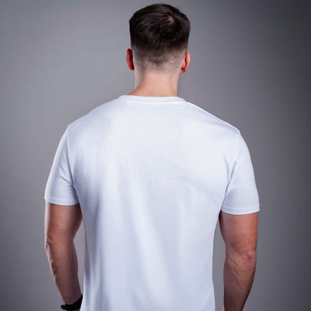 Kratom World Herren T-Shirt mit dem Motiv „damn bro, go buy KRATOM” – originaler Merch für Kratom-Liebhaber und Fans der Marke Kratom World, stilvolles Streetwear-Design mit auffälligem Druck, bequemes T-Shirt für den täglichen Gebrauch, ideal für die Stadt, Events oder als Sammlerstück für die Kratom-Community, Rückseite