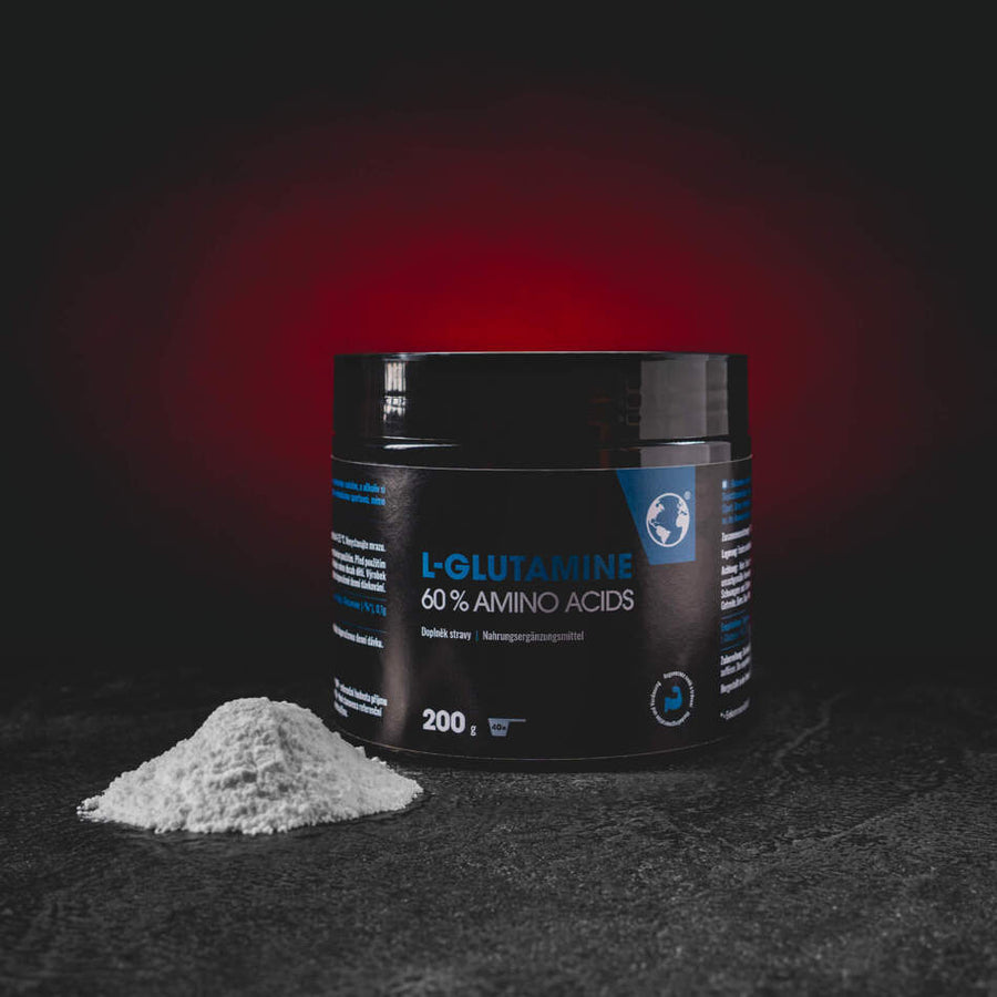 Kratom World L-Glutamine 200 g – Nahrungsergänzungsmittel mit L-Glutamin zur Muskelregeneration sowie zur Unterstützung des Immunsystems und der Darmgesundheit -glutamine for muscle recovery, immune support, and gut health complemento alimenticio con L-glutamina para la recuperación muscular, el apoyo del sistema inmunitario y la salud intestinal voedingssupplement met L-glutamine voor spierherstel, ondersteuning van het immuunsysteem en een gezonde darmfunctie