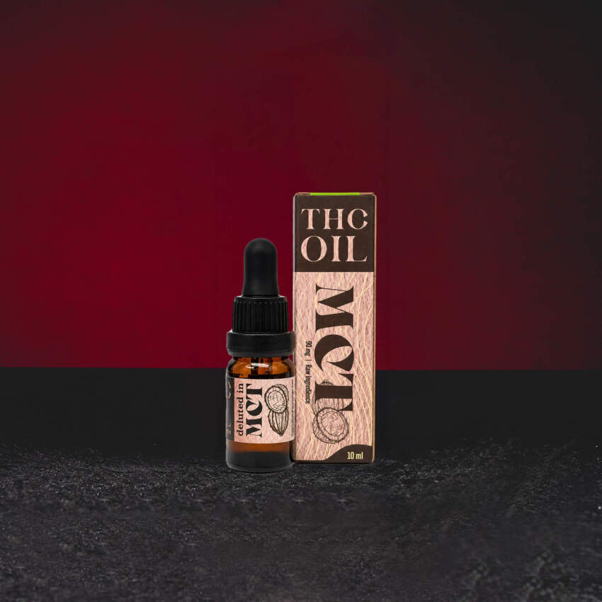 TH Öl MCT 10ml – Fullspektrum-TH-Extrakt in leichtem MCT-Kokosöl für hausgemachte Kosmetik und technische Verarbeitung