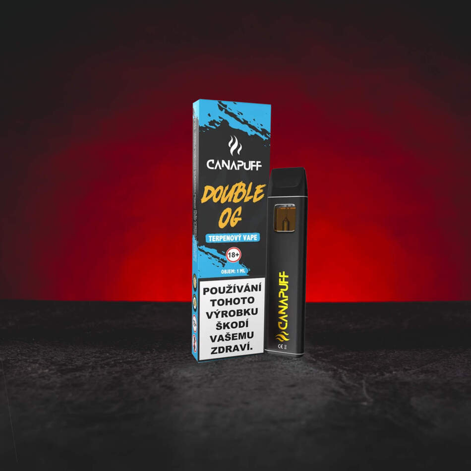 Kratom World Terpene Vape Double OG 1 ml – Cannabis-Terpene mit süß-fruchtigem, erdigem und holzigem Aroma colección de vapes de terpenos de cannabis con diferentes perfiles aromáticos collectie cannabisterpeen-vapes met verschillende aromaprofielen