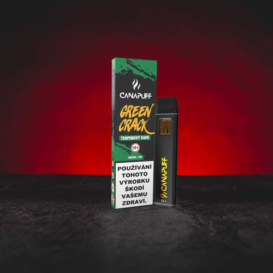Kratom World Terpene Vape Green Crack 1 ml – Cannabis-Terpene mit Zitrus-, süßem und erdigem Aroma colección de vapes de terpenos de cannabis con diferentes perfiles aromáticos collectie cannabisterpeen-vapes met verschillende aromaprofielen