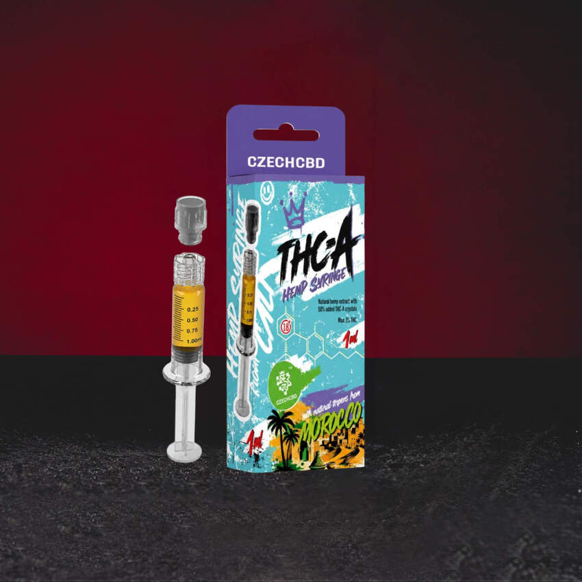 Kratom World THA Syringe 1 ml Morocco – hochwertiger Hanfextrakt mit natürlichem THA-Isolat und traditionellem Haschisch-Terpenprofil