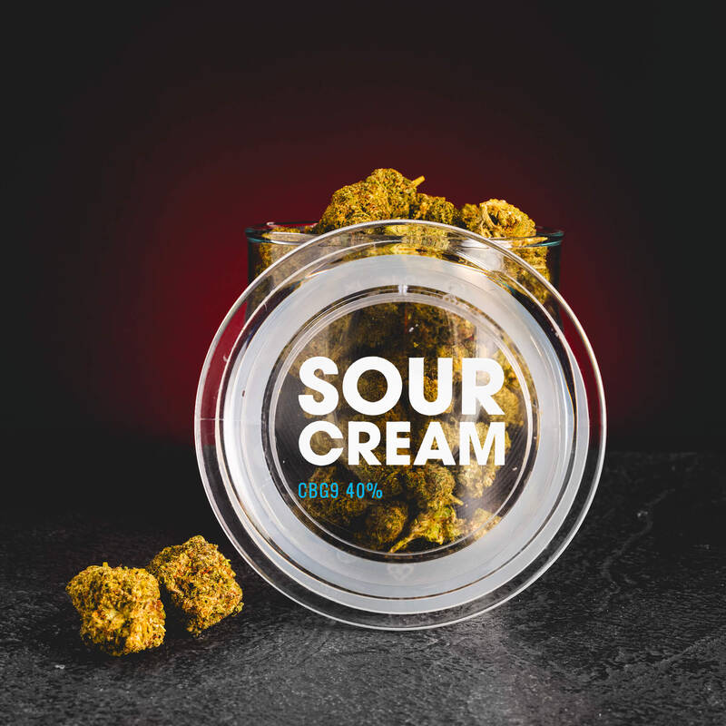 CBG9 flowers Sour Cream 40%
